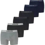 Levi's Herren Boxershorts, 6er Pack - WB Boxer Brief 6P, Logo Cotton Stretch,...