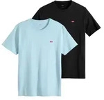 Levi's Herren T-Shirt 2er Pack - "Original Housemark Tee", Rundhals, Baumwolle