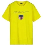 GANT Jungen T-Shirt - Teen Boys SHIELD Logo, Kurzarm, Rundhals, Baumwolle, uni...