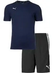 PUMA Herren Finisher Set - Training Shorts kurz, Funktionsshirt Rundhals uni