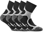 Rohner Basic Unisex Running Quarter Socken, 4er Pack - Sportsocken, Outdoor, Walking