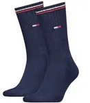 TOMMY HILFIGER Unisex Sportsocken, 2er Pack - UNI Iconic Sock, Tennissocken Blau
