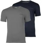EMPORIO ARMANI Herren T-Shirts, 2er Pack - CORE LOGOBAND, Rundhals, Regular Fit,