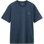 Marc O'Polo Herren T-Shirt - Small-Logo, Regular Fit, Baumwolle, Logoprint, uni