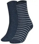 TOMMY HILFIGER Damen Socken, 2er Pack - Women's Patterned Styles Jeansblau / 35-38