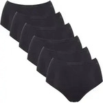 Sloggi Damen Highwaist-Slips, 6er Pack - GO Daily Cotton Highwaist 6P,...