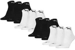 PUMA Unisex Quartersocken, 12er Pack - Cushioned Quarter 12P, Logo, einfarbig