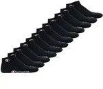 Champion Unisex Socken, 12er Pack - Quarter Socken, Basic, Logo Schwarz / EU...