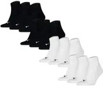 PUMA Unisex Quartersocken, 12er Pack - Quarter Plain 12P, Logo, einfarbig
