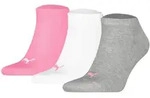 PUMA Unisex Sneakersocken, 3er Pack - Sneaker Plain 3P, Logo, einfarbig
