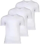 LACOSTE Herren T-Shirts, 3er Pack - Essentials, Rundhals, Slim Fit, Baumwolle,