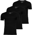 LACOSTE Herren T-Shirts, 3er Pack - Essentials, V-Ausschnitt, Slim Fit, Baumwolle,