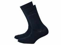 ESPRIT Damen Socken 2 Paar - Kurzsocken, einfarbig Marine 35-38 (Size: 2.5-5 UK)