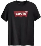 Levi's Herren T-Shirt - "Graphic Set-In Neck", Rundhals, Baumwolle Schwarz M