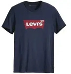 Levi's Herren T-Shirt - "Graphic Set-In Neck", Rundhals, Baumwolle Blau / M