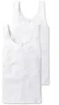 SCHIESSER Damen Unterhemden, 2er Pack - "Cotton Essentials", Tr&auml;gertop, Baumwolle