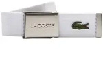LACOSTE Herren G&uuml;rtel aus Stoff - sch&ouml;nes Etui, gravierter