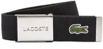 LACOSTE Herren G&uuml;rtel aus Stoff - sch&ouml;nes Etui, gravierter