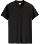 Levi's Herren T-Shirt - Original Housemark Tee, V-Ausschnitt, Baumwolle Schwarz / L