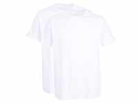 TOM TAILOR Herren T-Shirt, Vorteilspack - Lucky T, Halbarm, Rundhals, einfarbig Weiß