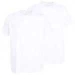 TOM TAILOR Herren T-Shirt, 2er Pack - Lucky T, Halbarm, Rundhals, einfarbig Wei&szlig; / L