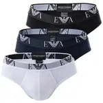 EMPORIO ARMANI Herren Slips 3er Pack - Briefs, Unterw&auml;sche, Stretch Cotton