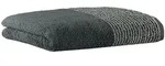 CAW&Ouml; Duschtuch - Luxury Home, C Two-Tone, Walkfrottier Schiefer / 80x150cm