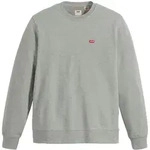 Levi's Herren Sweatshirt - The Original Housemark Crew, Rundhals, Baumwolle Grau / XL