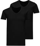 JACK&JONES Herren T-Shirt, 2er Pack - JACBASIC V-NECK TEE, Kurzarm, einfarbig,