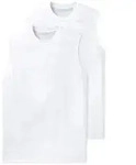 SCHIESSER Herren Unterhemden, 2er Pack - "Essentials", Muscleshirt, Rundhals,