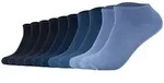s.Oliver Unisex Socken, 10er Pack - Sneaker, einfarbig Blau / 43-46