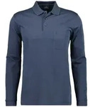 RAGMAN Herren Langarm-Poloshirt - Soft Knit Polo Knopf Langarm,...