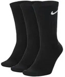 NIKE Unisex 3er Pack Sportsocken - Everyday, Cotton Lightweight Crew, einfarbig