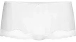 CALIDA Damen Panty - Etude Toujours, Low Cut, Jersey, einfarbig Wei&szlig; M (44/46)
