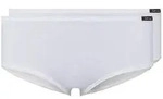 SKINY Damen Panty, 2er Pack - Slip, Pants, Cotton Stretch, Basic Wei&szlig; S
