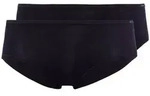 SKINY Damen Panty, 2er Pack - Slip, Pants, Cotton Stretch, Basic Schwarz XL