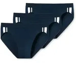 SCHIESSER Herren Slip 3er Pack - Rio Slip 95/5, Cotton Stretch, Seitenstreifen