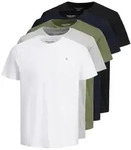 JACK&JONES Herren T-Shirt, 5er Pack - JORJXJ, T-Shirt, kurzarm, Rundhals, Baumwolle,