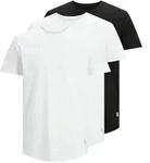 JACK&JONES Herren T-Shirt, 3er Pack - JJENOA TEE 3PK, Kurzarm, Bio-Baumwolle,