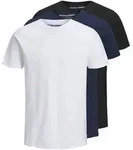 JACK&JONES Herren T-Shirt, 3er Pack - JJEORGANIC BASIC TEE O-NECK, Kurzarm,