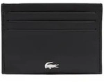 LACOSTE Herren Kreditkartenh&uuml;lle, echtes Leder - Credit Card Holder, 7,5x11x1cm