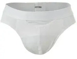 HOM Herren Slip - Mini Briefs HO1, Unterhose, Baumwoll-Modal, einfarbig Wei&szlig; XL