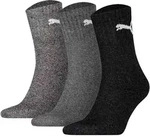 PUMA Unisex Sportsocken, 3 Paar - Short Crew Socks, Tennissocken, einfarbig...