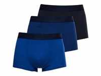 Superdry Herren Boxershorts - TRUNK MULTI TRIPLE PACK, Organic Cotton, 3er Pack Blau