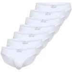 TOM TAILOR Herren Slips, 7er Pack - Mini-Slip, Briefs, Pure Cotton, Jersey, uni Wei&szlig;