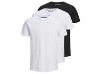 JACK&JONES Herren T-Shirt, 3er Pack - JJEORGANIC BASIC TEE O-NECK, Kurzarm,