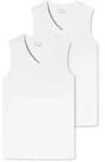 SCHIESSER Herren Tanktop 2er Pack - Serie "95/5", V-Ausschnitt, S-XXL Wei&szlig; XL