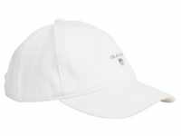 GANT Damen Cap - Käppi, Logo Stickerei, Cotton Twill, einfarbig Weiß
