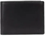 BOSS Herren Geldb&ouml;rse mit M&uuml;nzfach - ASOLO, Geldbeutel, Echtleder, 9,5x11x2,5cm
