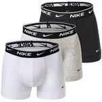 NIKE Herren Boxer Shorts, 3er Pack - Trunks, Logobund, Cotton Stretch